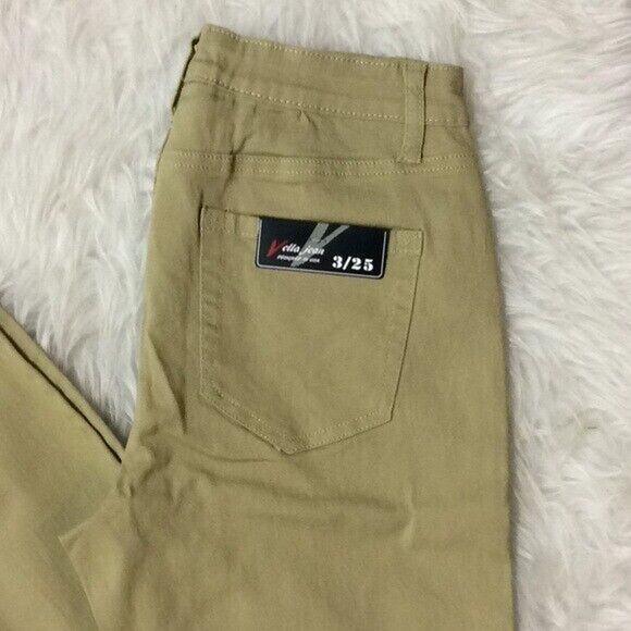Vella Jeans tan‎ khaki color skinny denim jeans Juniors Size 11 NWT - Picture 3 of 4